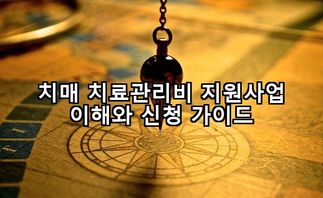 치매 치료관리비 지원사업 이해와 신청 가이드